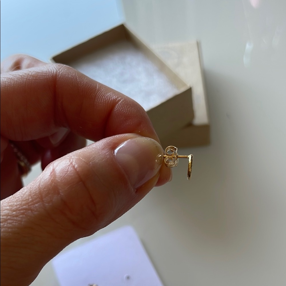 Gold Hoop Earrings - Picture 5 of 8